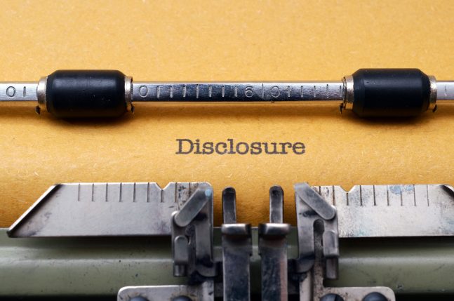 What is the Duty of Disclosure?